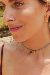 Compra Collar Macrame Azul | REALIZADO A MANO en Apodemia Collar Macrame Azul | REALIZADO A MANO