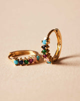 Compra Lobe Tutti Frutti Hoop Earrings | The Gray Box en Apodemia Lobe Tutti Frutti Hoop Earrings | The Gray Box
