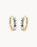 Compra Lobe Tutti Frutti Hoop Earrings | The Gray Box en Apodemia Pendientes Lobe Multicolor Pareja