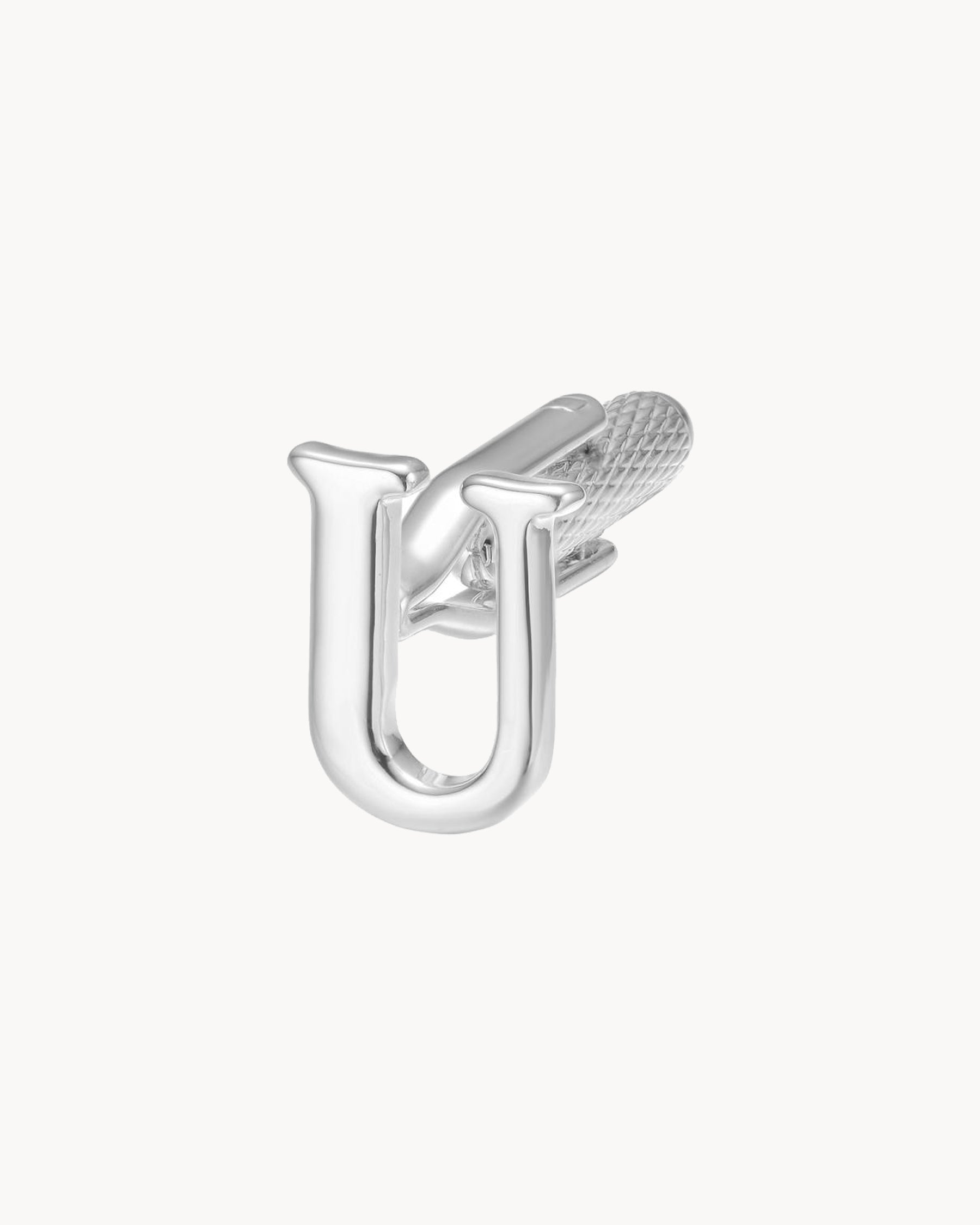 Cufflink Letter U