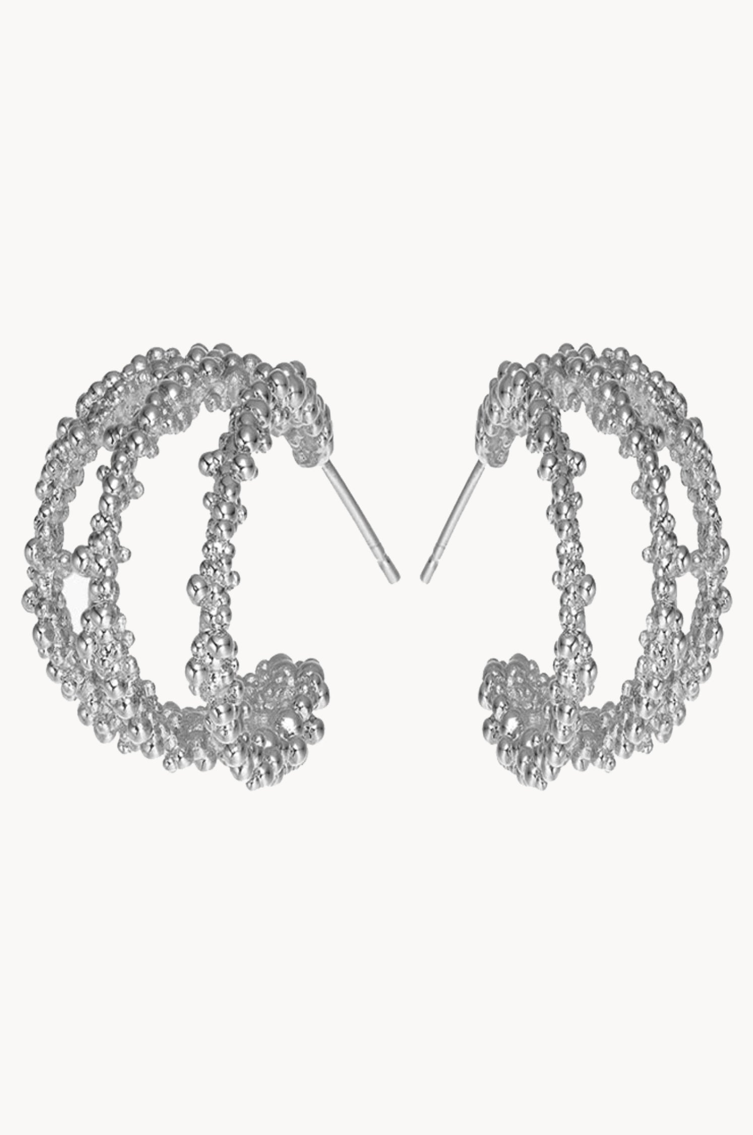 Pendientes Triple Aro Sand Dust