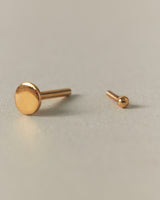 9K Solid Gold Forever Tiny Ball Earring