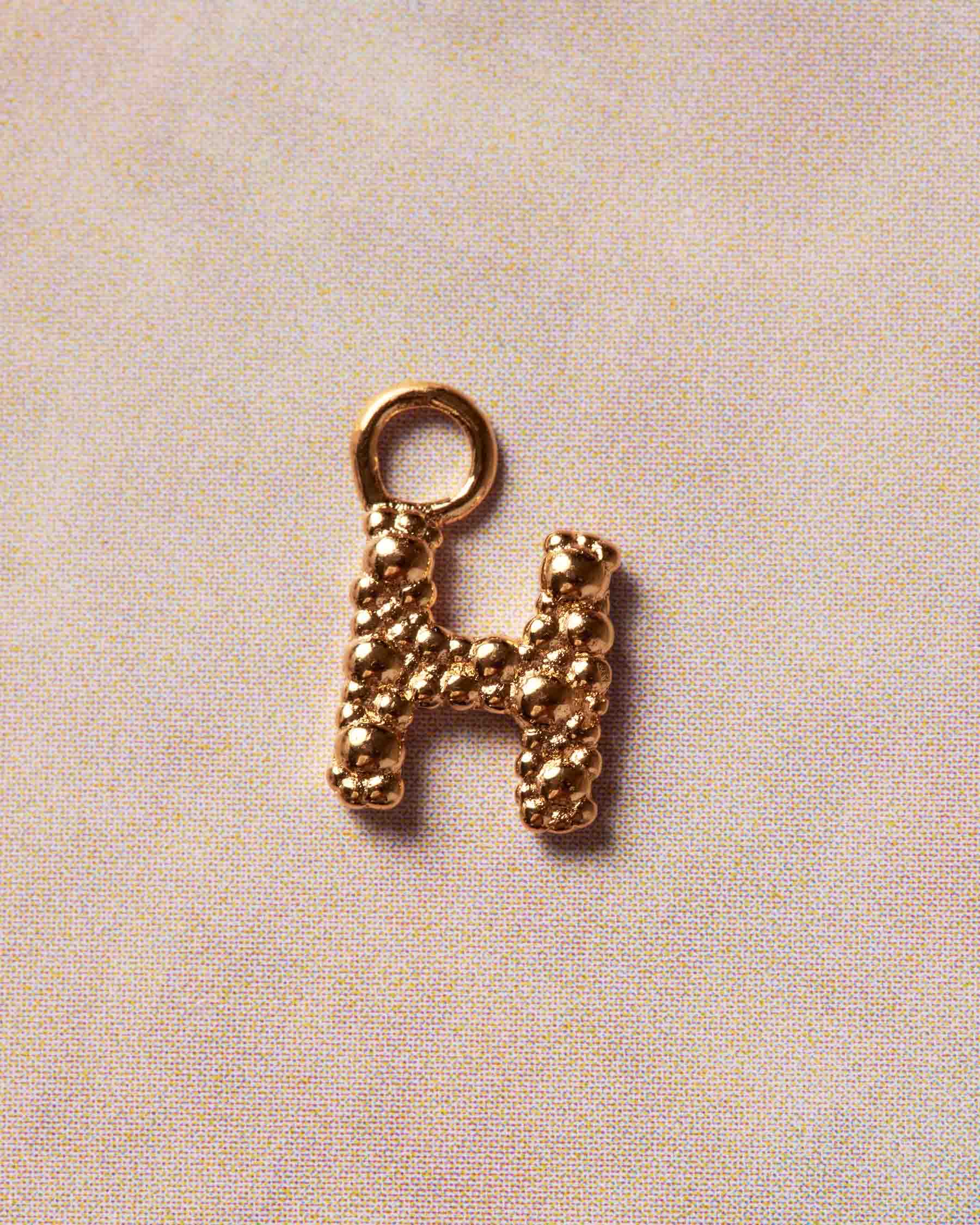 Charm Sand Dust Letter H