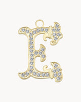 Vintage Charm Letter E