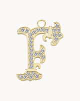 Vintage Charm Letter F