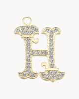 Charm Vintage Letter H | The Gray Box