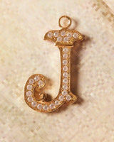 Vintage Charm Letter J