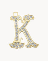 Charm Vintage Letter K | The Gray Box