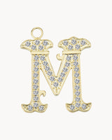 Vintage Charm Letter M