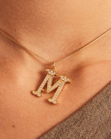 Vintage Charm Letter M