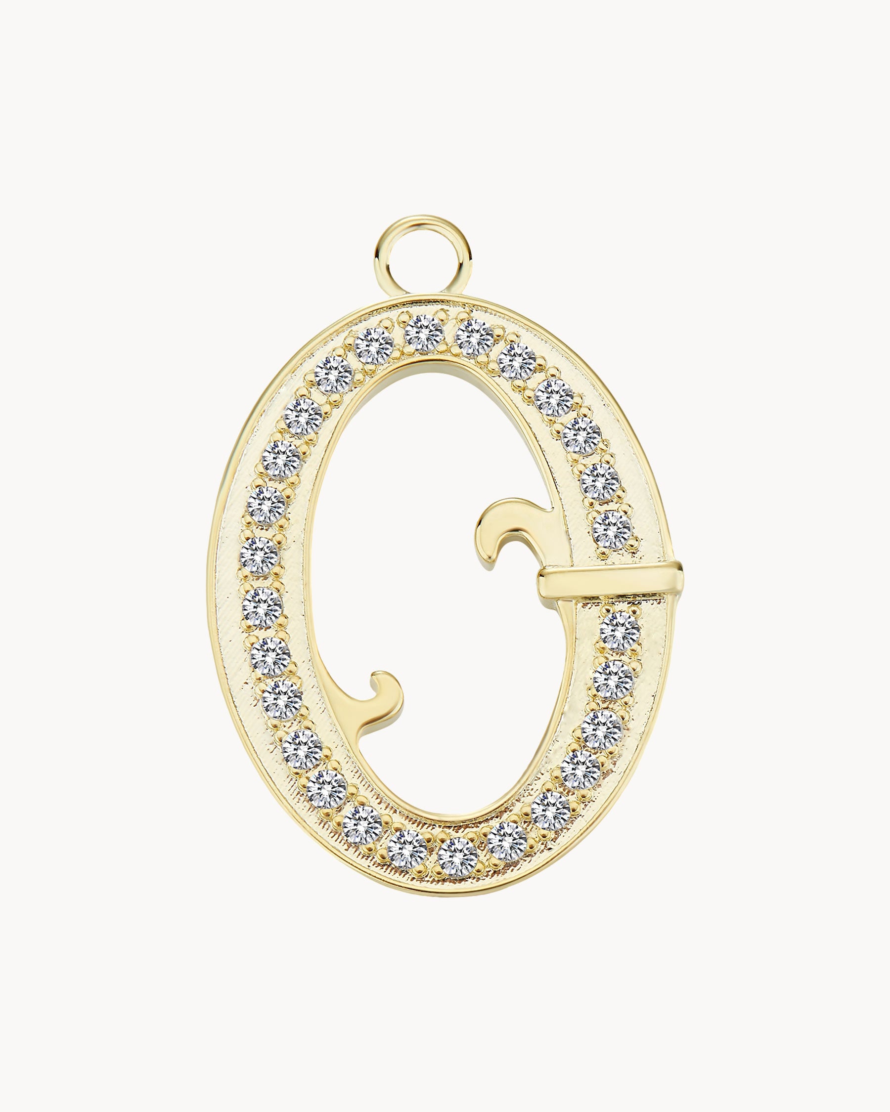 Vintage Charm Letter O