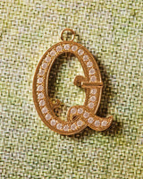 Vintage Charm Letter Q