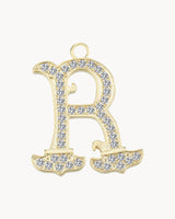 Vintage Charm Letter R