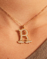 Vintage Charm Letter R