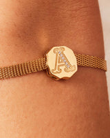 Charm Clip Bubble Vintage Letter A