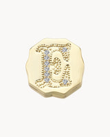 Charm Clip Bubble Vintage Letter E