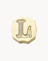 Charm Clip Bubble Vintage Letter L