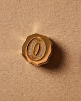 Charm Clip Bubble Vintage Letter O