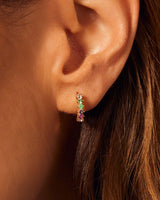 Pendientes Aro Lobe Rainbow Unidad