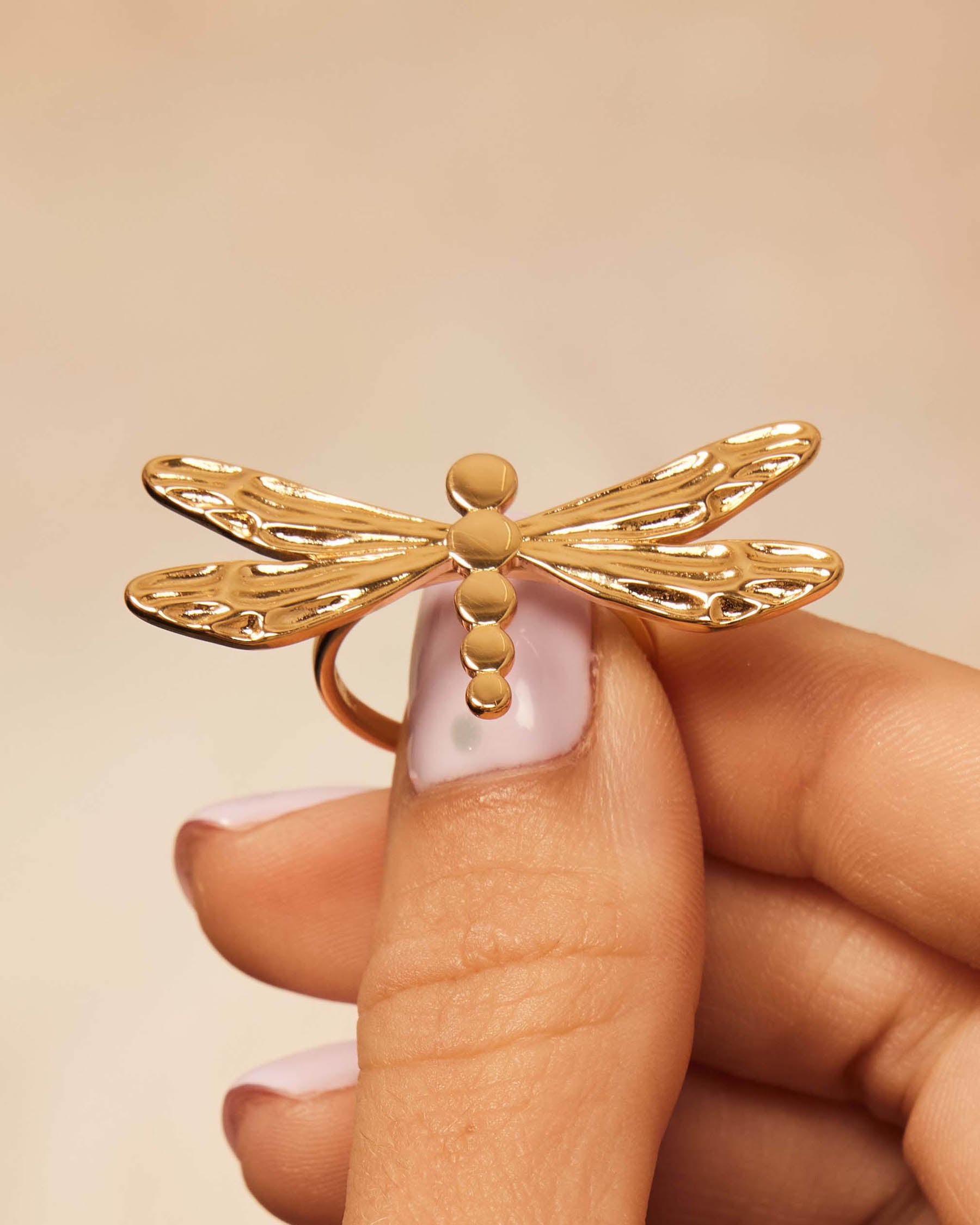 Bulky Dragonfly Ring - The Gray Box