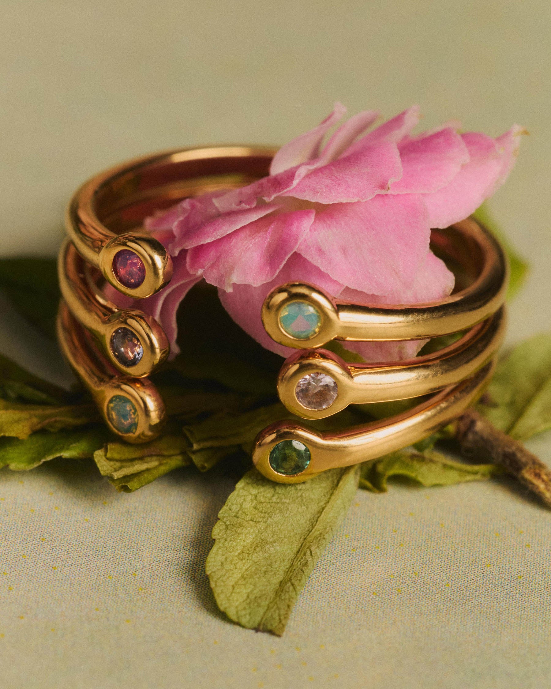 Anillo Regulable Night Sky Map Rainbow