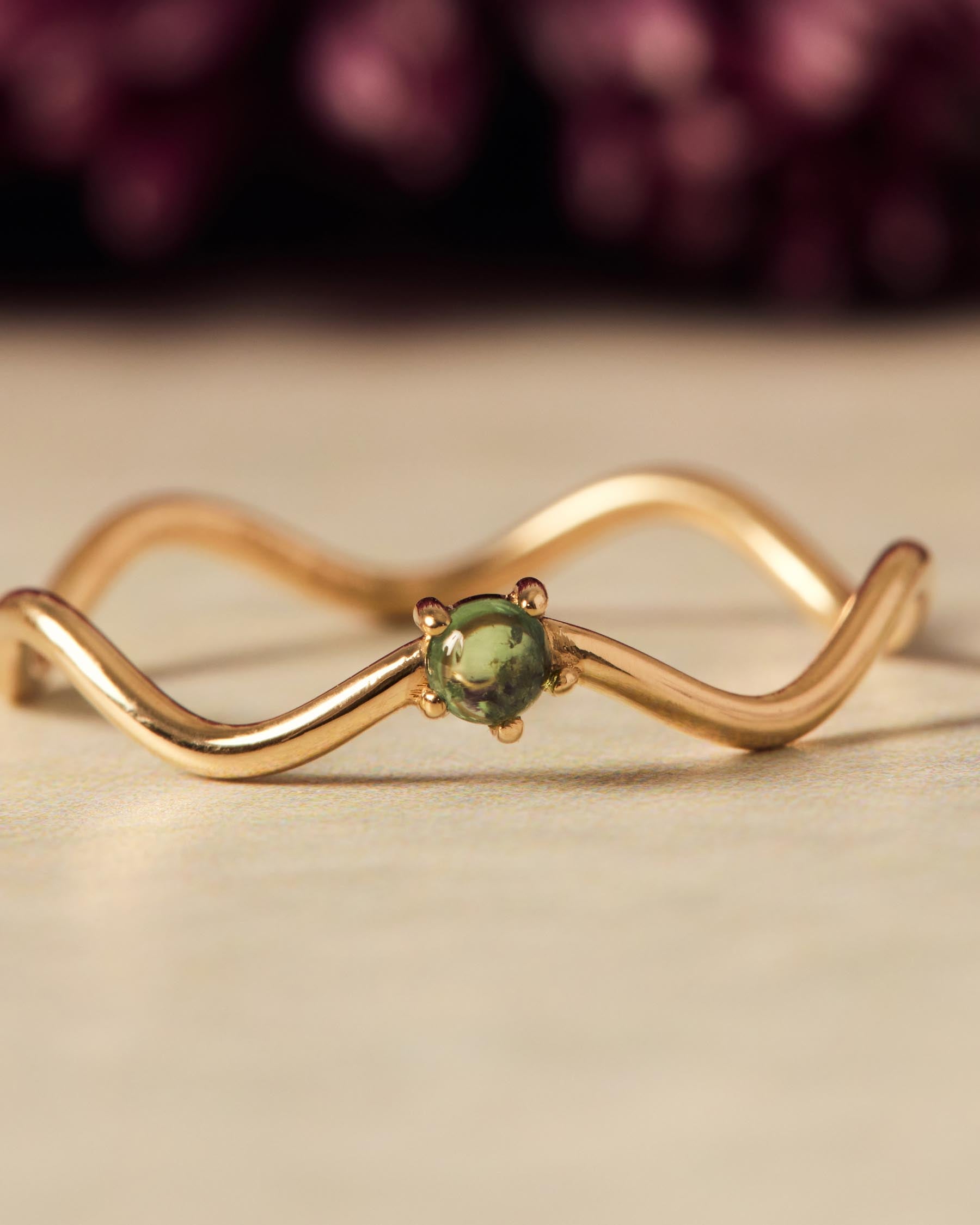 Simple Flower Forever Ring - 18K Solid Gold - 18K Solid Gold