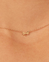 Mini Dragonfly Forever Necklace | 18K Solid Gold |