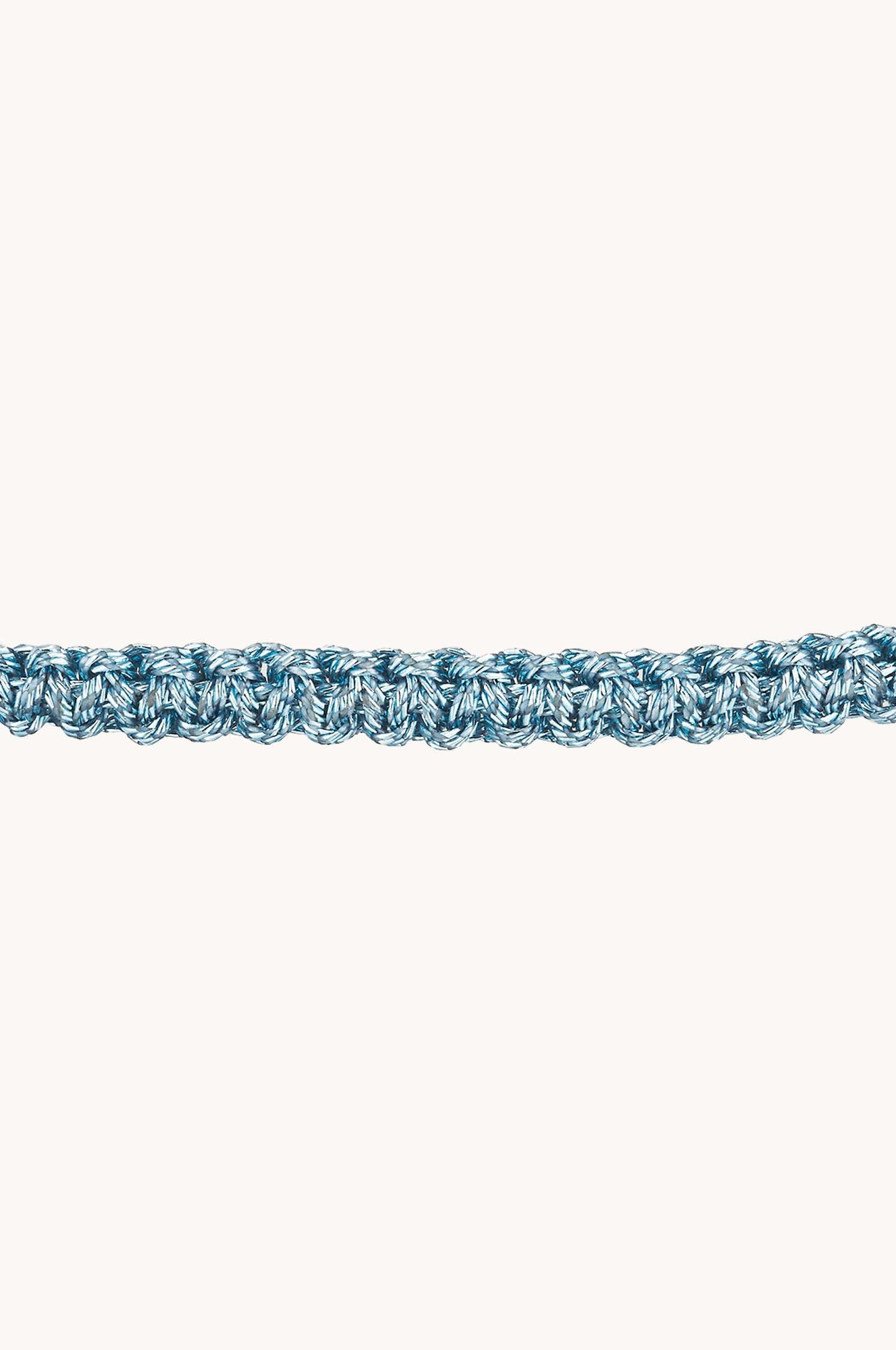 Collar Macrame Azul | REALIZADO A MANO