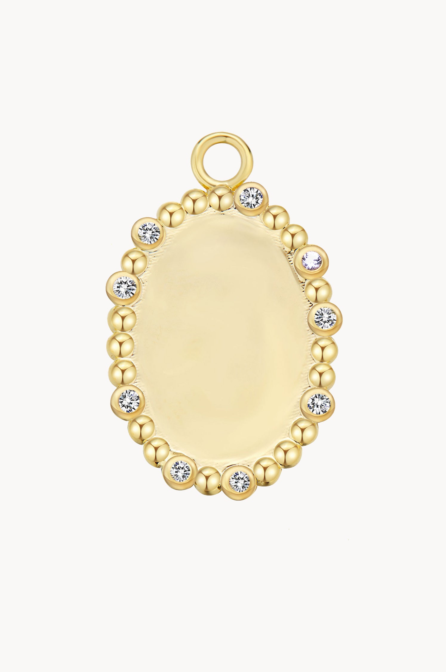 Charm Oval Blanco
