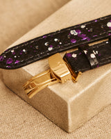 Women's Shiny Darkness Python Strap | The Gray Box