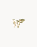 Cufflink Letter W