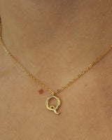 Necklace Letter Q | The Gray Box