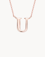 Necklace Letter U | The Gray Box