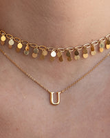 Necklace Letter U | The Gray Box