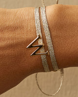 Charm Pulsera Letra W