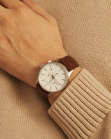 Reloj Woodland Chrono Brown Coffee