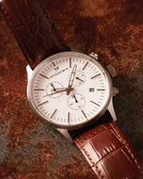 Reloj Woodland Chrono Brown Coffee