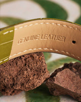 Men's Leather Strap Fresh Leaf | The Gray Box