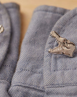 Wild Land Crocodile Cufflink | The Gray Box