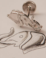 Wild Land Elephant Cufflinks | The Gray Box