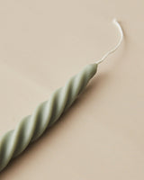 Spiral Stem Gray Candle | ARTISAN DESIGN | The Gray Box