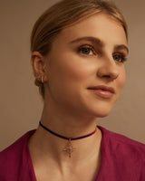 Burgundy Velvet Ribbon Choker