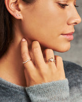 Forever Drop Stud Earring | 925 silver