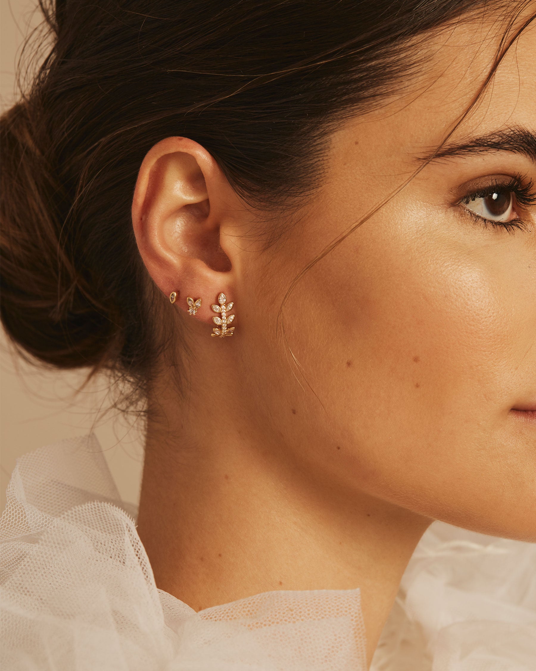 Pendientes ajustado Suculenta Pareja