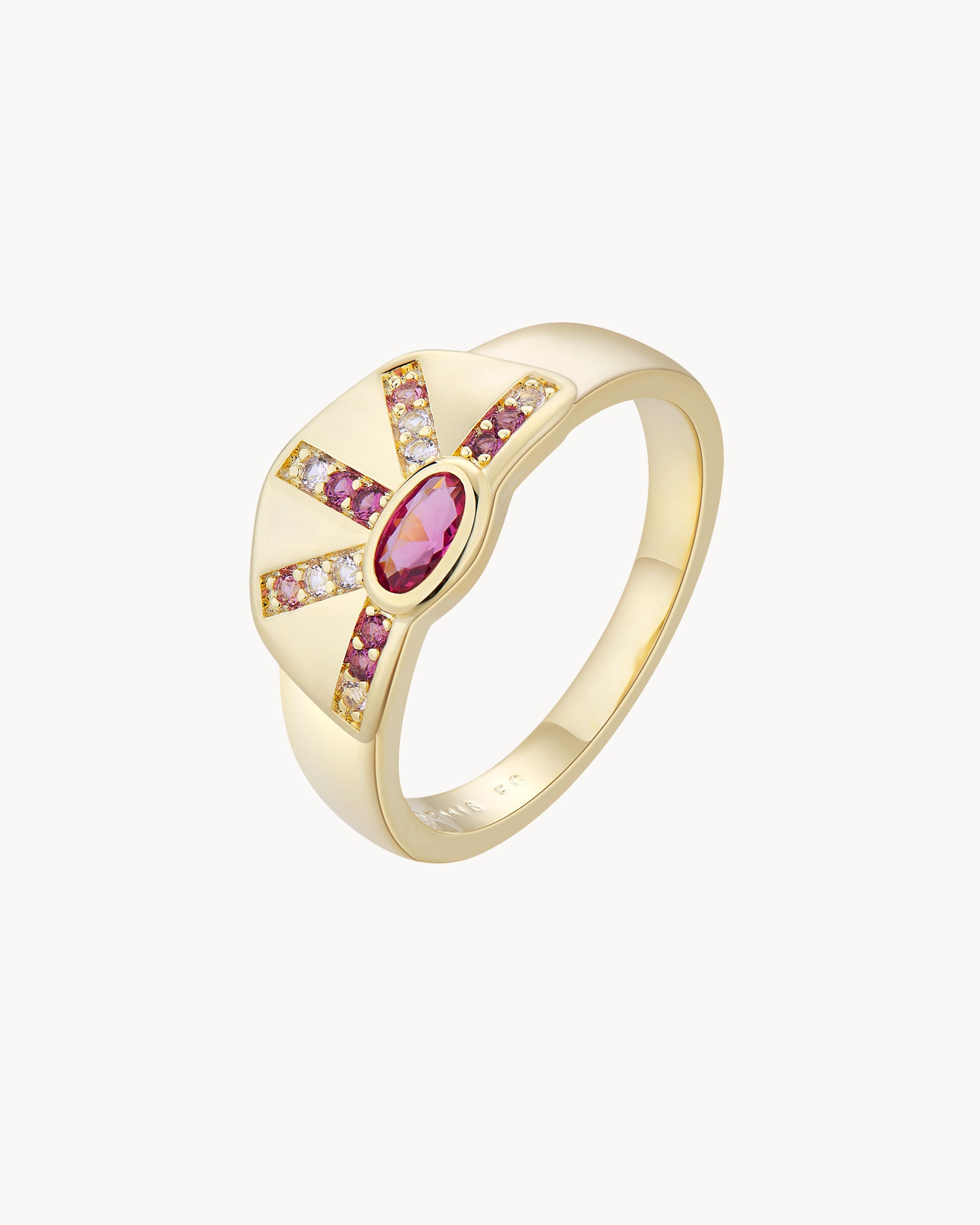 Anillo Semicirculo Nefertiti